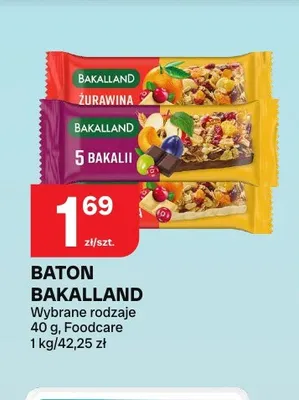 Baton Bakalland promocja w Chorten