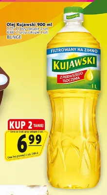 Olej rzepakowy Kujawski z pierwszego tłoczenia promocja w Prim Market
