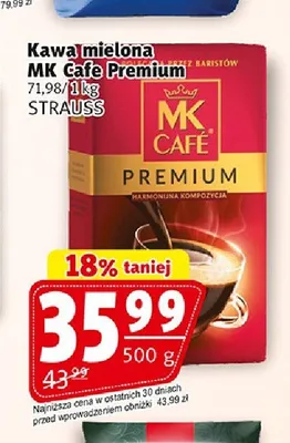 Kawa mielona MK Café Premium promocja w Prim Market