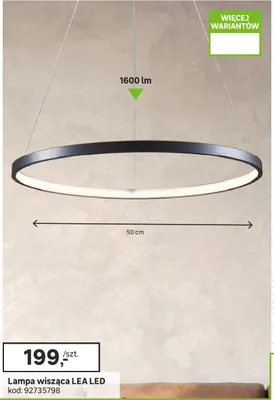 Lampa wisząca LEA LED promocja w Leroy Merlin