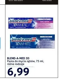 Pasta do zębów Blend-a-med 3D promocja w Blue Stop