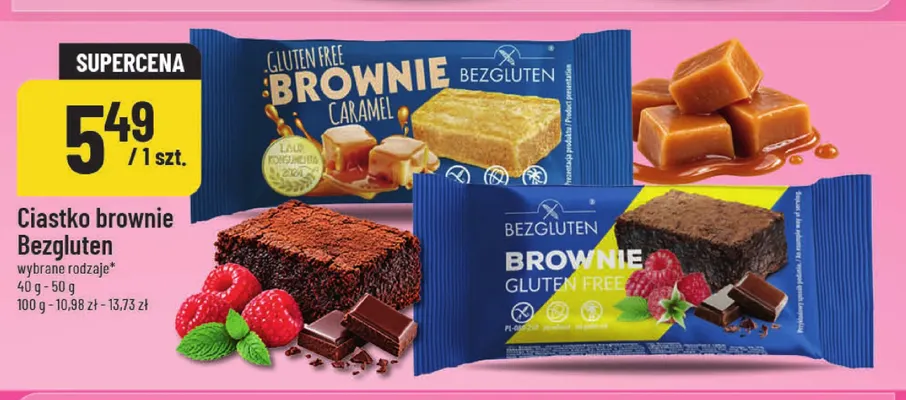Ciastko brownie caramel Bezgluten promocja w POLOmarket