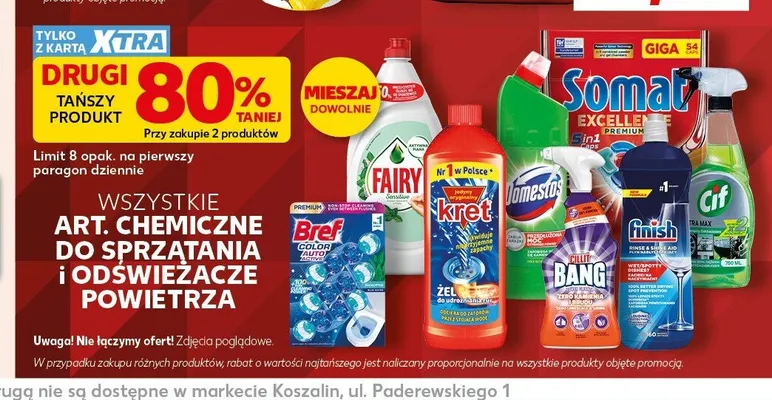 Płyn do czyszczenia zmywarki Finish promocja w Kaufland