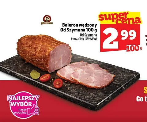 Baleron wędzony Od Szymona promocja w TOPAZ