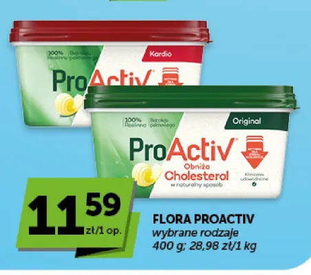 Margaryna Flora ProActiv Original promocja w Groszek