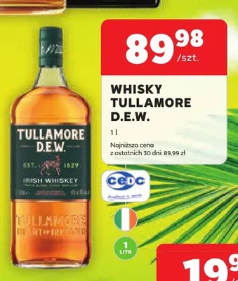 Whisky Tullamore D.E.W. promocja w Stokrotka