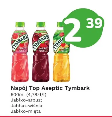 Napój Top Aseptic jabłko-arbuz Tymbark promocja w Limonka