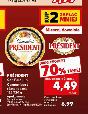 Ser Brie Président promocja w Kaufland