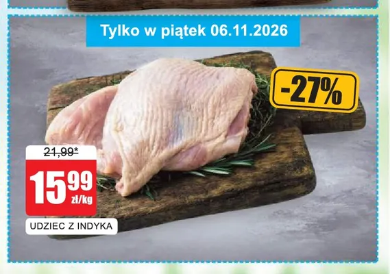 Udziec z indyka promocja w Bingo