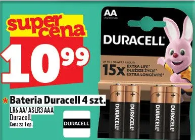Bateria Duracell 4 szt. LR AA/LR3 AAA promocja w TOPAZ