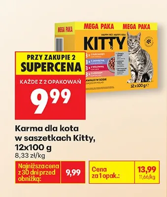 Karma dla kota w saszetkach promocja w Biedronka