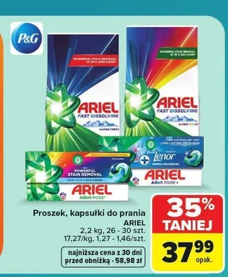 Proszek do prania Ariel promocja w Carrefour Market