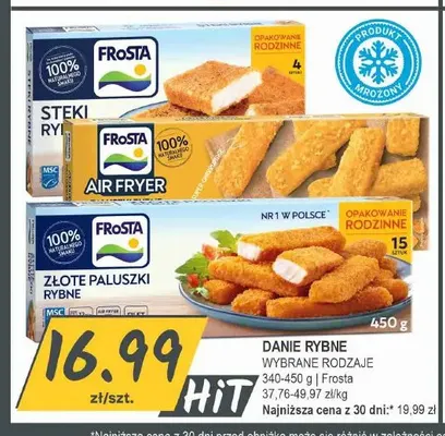 Danie rybne Air Fryer Frosta promocja w Słoneczko