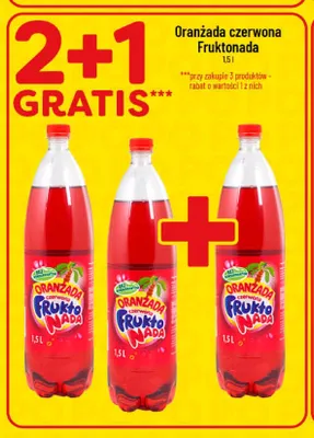 Oranżada czerwona Fruktonada promocja w POLOmarket