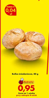 Bułka śniadaniowa promocja w Biedronka