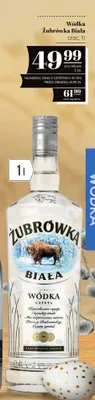 Wódka Żubrówka Biała promocja w POLOmarket