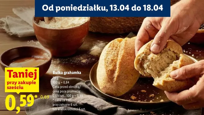 Bułka grahamka promocja w Lidl