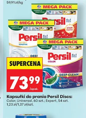 Kapsułki do prania Persil Discs Expert promocja w Biedronka