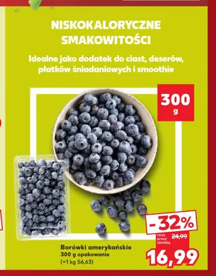 Borówki amerykańskie promocja w Kaufland