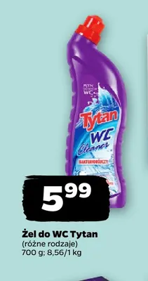 Żel do WC Tytan promocja w Netto