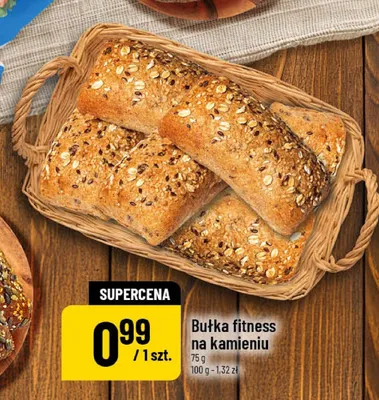 Bułka fitness na kamieniu promocja w POLOmarket