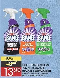 Cillit Bang 750ml różne rodzaje Reckitt Benckiser promocja w Wafelek