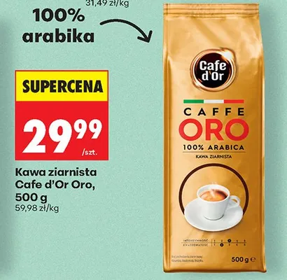 Kawa ziarnista Oro 100% Arabica promocja w Biedronka