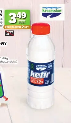 Kefir wysokobiałkowy Krasnystaw promocja w Stokrotka