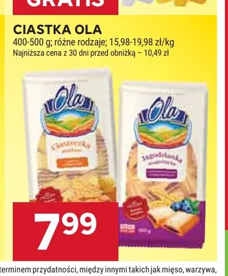 Ciastka Ola Ciastorurka promocja w Stokrotka