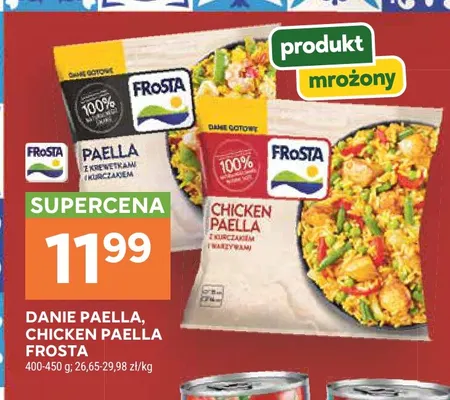 Danie Chicken Paella Frosta promocja w Stokrotka