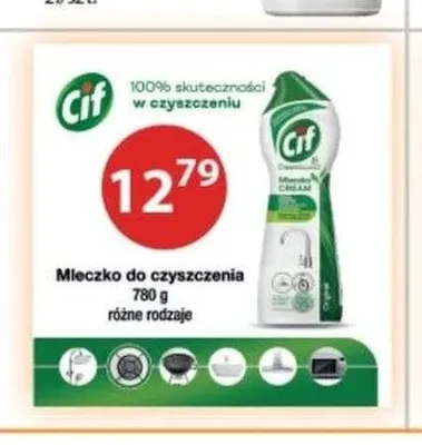 Mleczko do czyszczenia Cif promocja w Drogerie Laboo