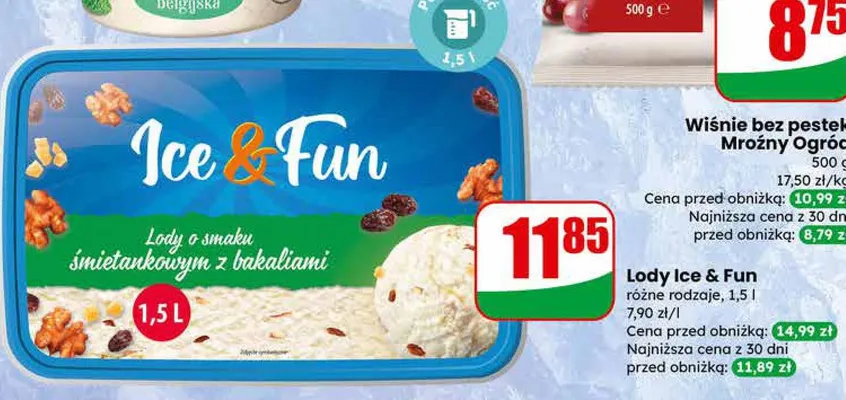 Wiśnie bez pestek promocja w Dino