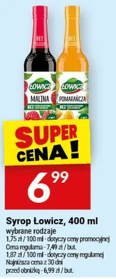 Syrop Łowicz promocja w Twój Market