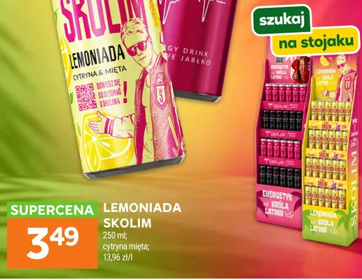 Lemoniada Skolim cytryna mięta promocja w Stokrotka