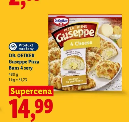 Guseppe Pizza Buns 4 sery Dr. Oetker promocja w Lidl