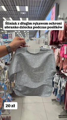 Śliniak z długim rękawem So Cute promocja w Pepco