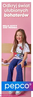Odzież dziecięca licencyjna Hello Kitty promocja w Pepco