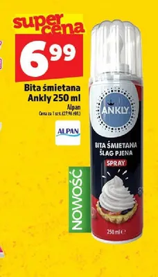 Bita śmietana Ankly promocja w TOPAZ