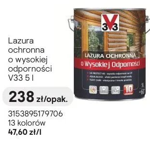 Lazura ochronna o wysokiej odporności promocja w Castorama