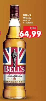 Whisky Bell's Original 40% alk. promocja w Kaufland