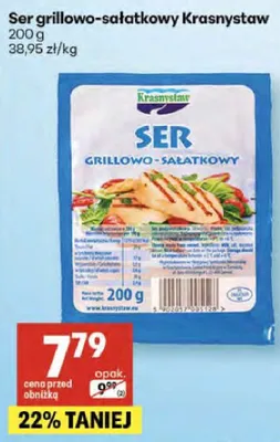 Ser grillowo-sałatkowy promocja w Delikatesy Centrum