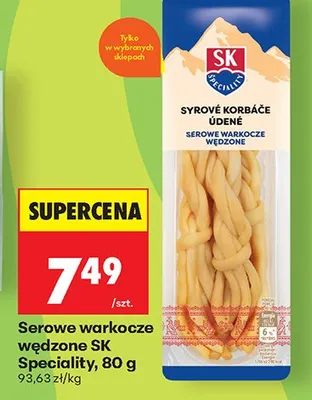 Serowe warkocze wędzone SK Speciality promocja w Biedronka
