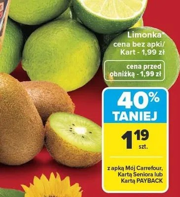 Limonka promocja w Carrefour Market