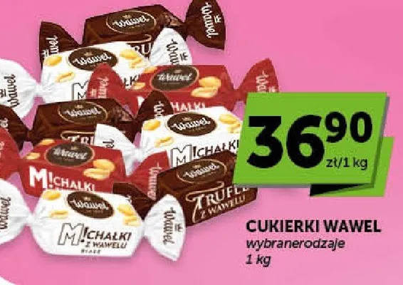 Cukierki Wawel wybrane rodzaje promocja w Euro Sklep