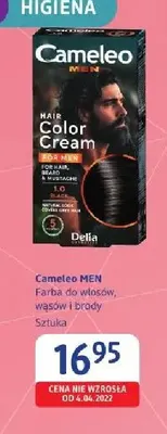 Farba do włosów, wąsów i brody Cameleo Men promocja w Drogerie DM