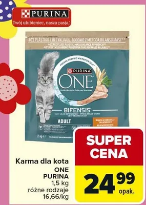 Karma dla kota różne rodzaje promocja w Carrefour