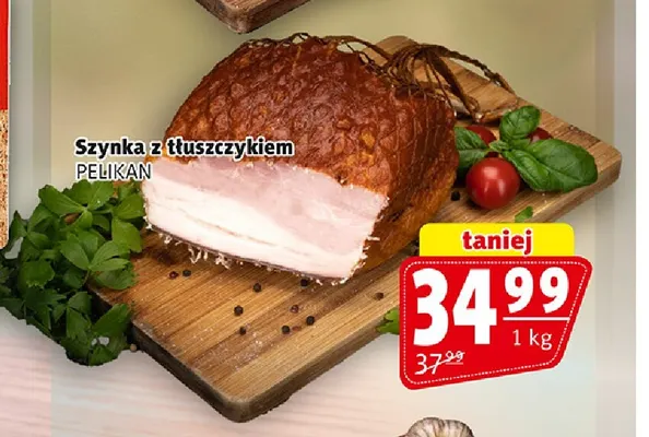 Szynka z tłuszczykiem Pelikan promocja w Prim Market