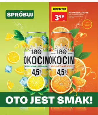 Piwo Okocim Mocna Pomarańcza promocja w Biedronka