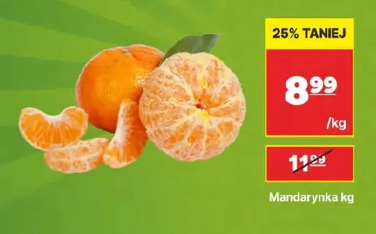 Mandarynki promocja w API Market