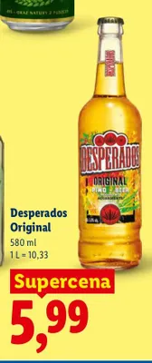 Piwo Desperados Original promocja w Lidl